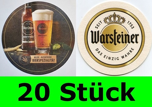 Stück bierdeckel - 20,