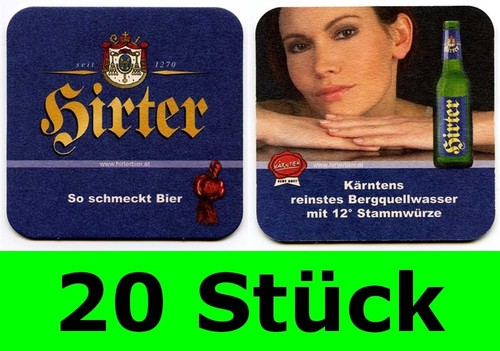 Stück bierdeckel hirter - 20,