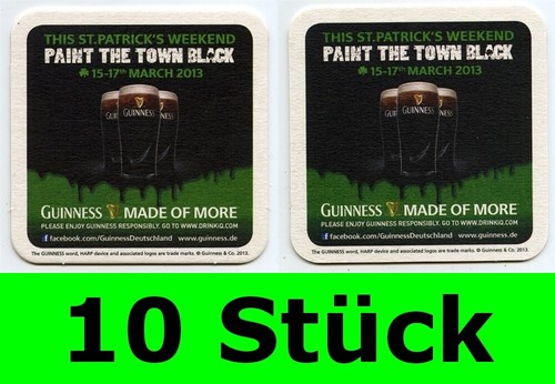 Stück bierdeckel guinness - 10,