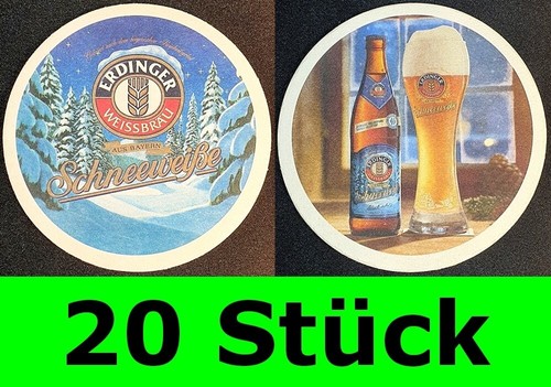 Stück bierdeckel erdinger - 20,