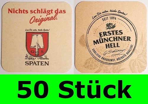 Stück bierdeckel brauerei - 50,