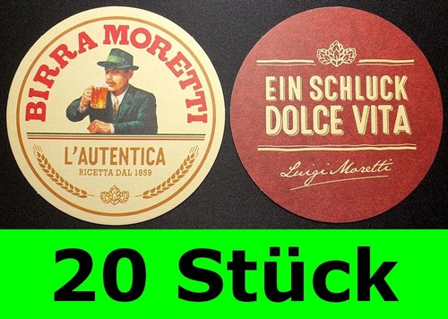 Stück bierdeckel birra - 20,