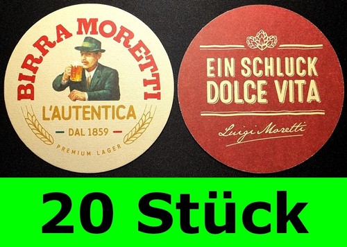 Stück bierdeckel birra - 20,
