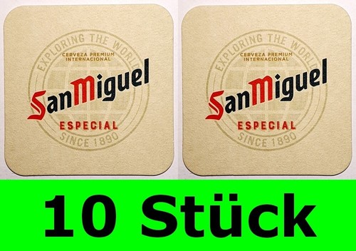 Stück bierdeckel san - 10,