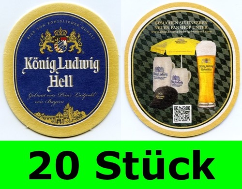 Stück bierdeckel könig - 20,