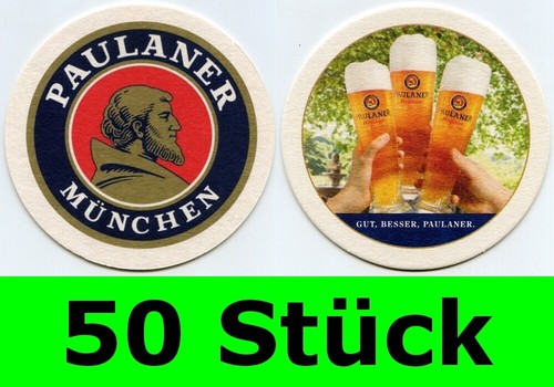 Stück bierdeckel paulaner - bierdeckel,