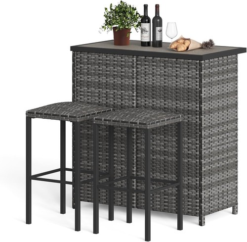 3er gartenbar set - gartenbar, gartenmöbel