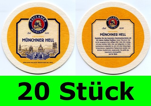 Stück bierdeckel paulaner - bierdeckel,